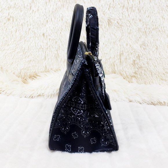 Black Bandanna Purse Clutch Bandana - Picture 7 of 9
